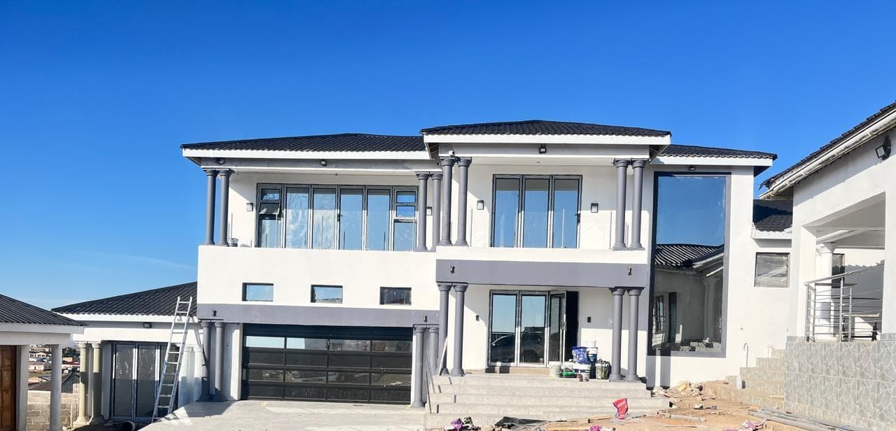 Completed double-storey residential build